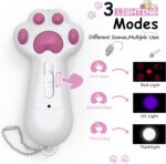 Interactive Cat Toys for Indoor Cats and Dogs,7 in 1 USB Rechargeable Cat Teaser Toy for Chasing and Exercise