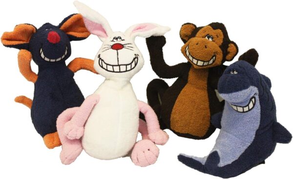 8-Inch Singing Mouse Plush Dog Toy, Blue