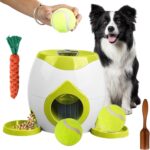 Interactive Dog Toys, Interactive Smart Dog Toys, [New Upgrade in 2025] Dog Puzzle Toy, Dog Food Dispenser Toys That Don't Need Charging