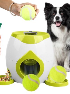 Interactive Dog Toys, Interactive Smart Dog Toys, [New Upgrade in 2025] Dog Puzzle Toy, Dog Food Dispenser Toys That Don't Need Charging