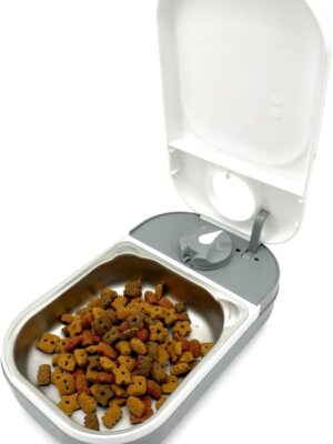 Automatic Timed Feeders with Stainless Steel Inserts (1 Bowl with Stainless Steel Insert)