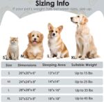 Dog & Cat Bed for Indoor Cats, 20in Calming Donut Bed for Puppy and Kitten, Washable Round Fluffy Pet Bed for Small Medium Dogs and Cats (Light Grey)